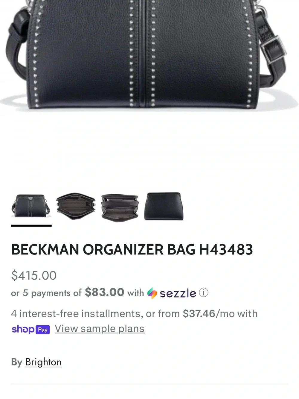 Brighton Pretty Tough City Organizer - Excellent Condition